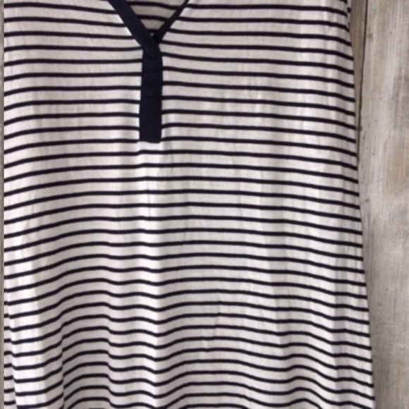 Talbots Striped Sleeveless Blouse - Picture 2 of 4